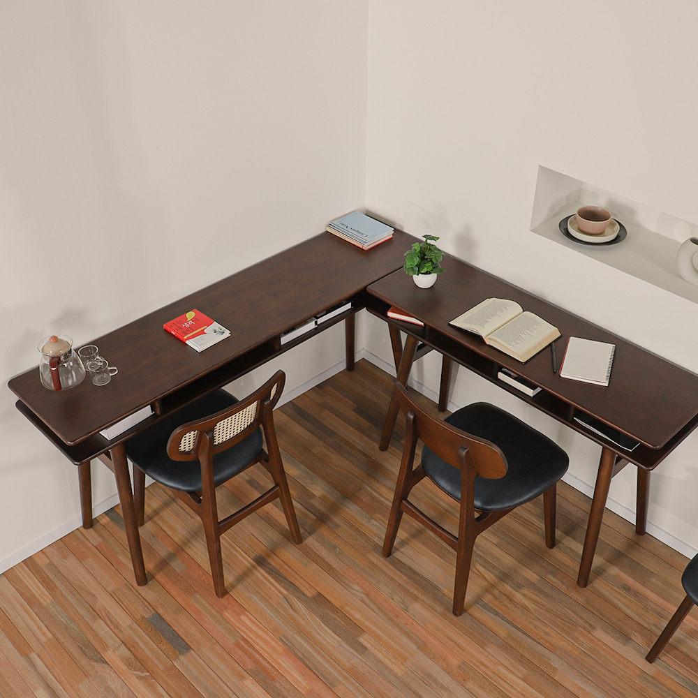 베니스 원목 엔틱 아일랜드 식탁 홈바 테이블 책상